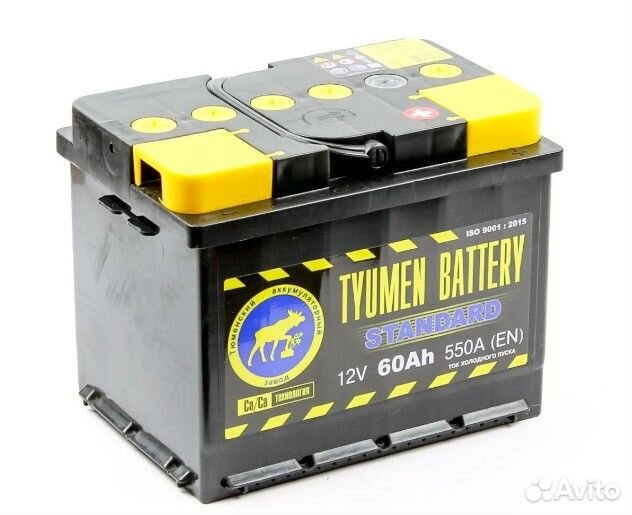 Аккумулятор Тюмень standard 6ст -60.0 L