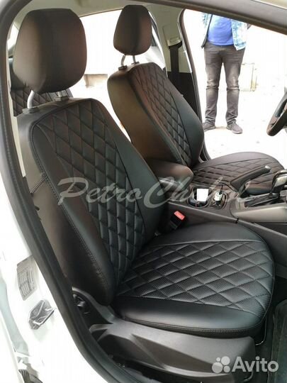 Авточехлы для Ford Focus 3 (Trend) ромб