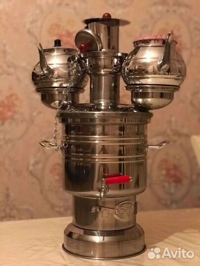 Самовар на углях, дровах