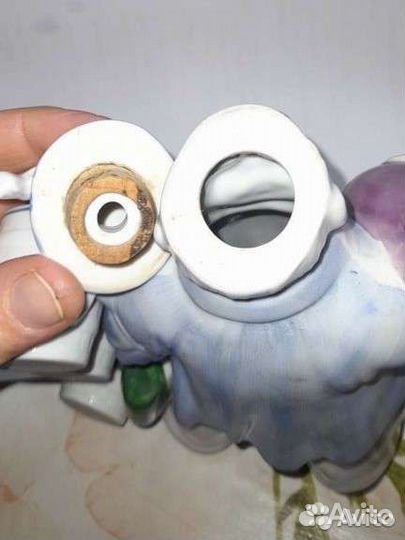 Штоф бутылка Гном с портфелем гдр