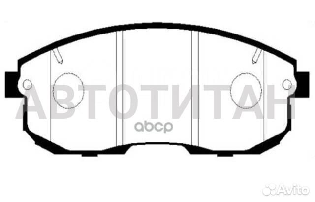 Колодки тормозные, передние (Старый ckss1 ) samsun