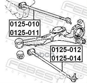 Тяга toyota RAV4 93-00 зад.подв.попереч.верх.лев