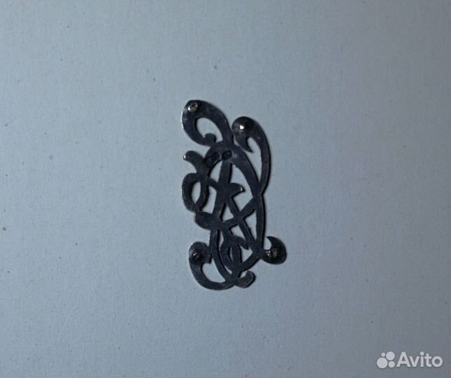 Старинный вензель(монограмма) серебро