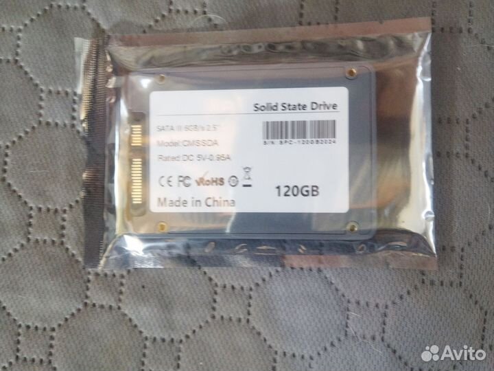 SSD 120GB SATA III новый