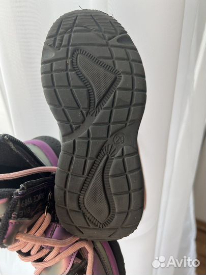 Ботинки для девочки 29 размер