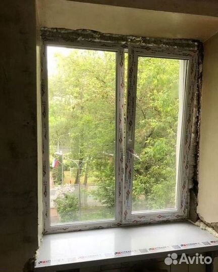 Остекление окон и балконов пвх