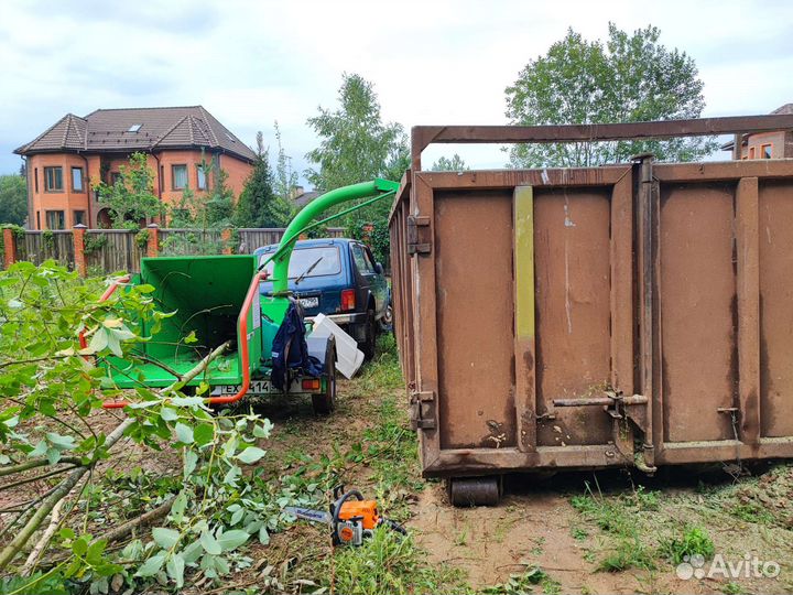 Аренда измельчителя древесины