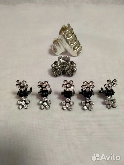 Аксессуары д/волос:резинки,заколки,крабы,невидимки