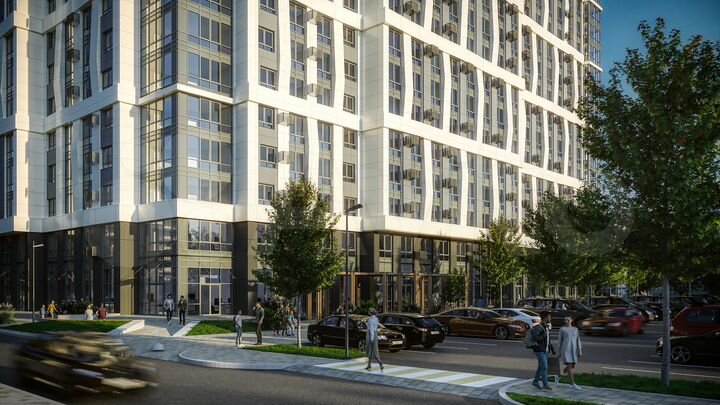 2-к. квартира, 64,5 м², 12/18 эт.