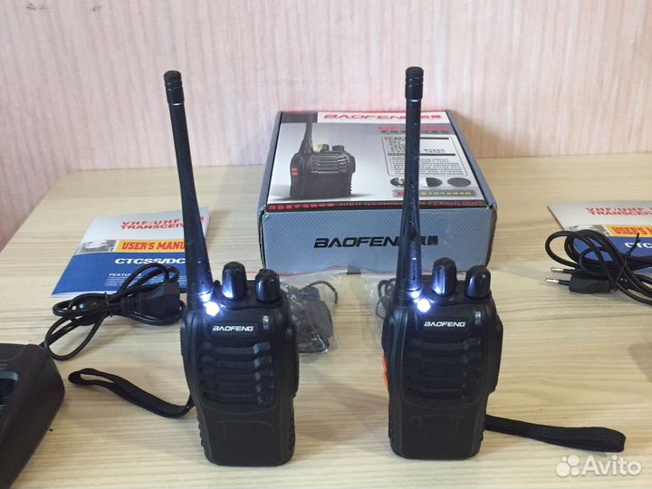 2 рации baofeng BF-888S