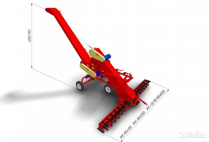 Зернометатель Завод Автотехнологий ЗМСН-100-21М, 2022