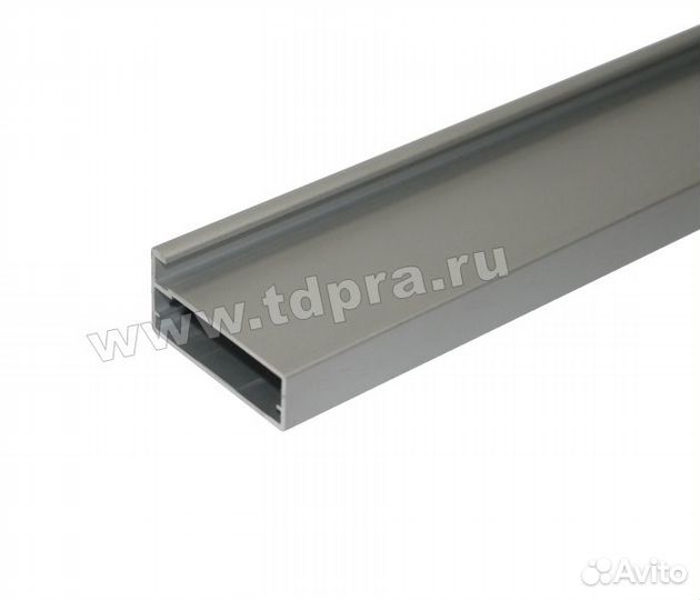 Профиль рамочный алюминиевый округлый для стекла F