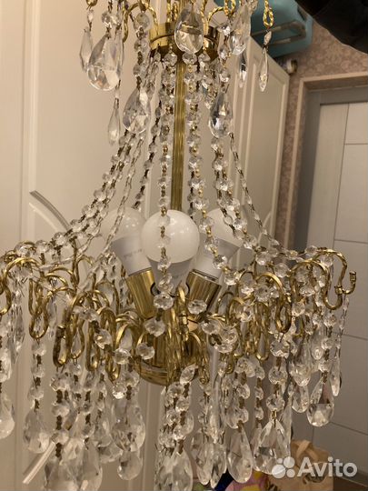 Люстра хрустальная