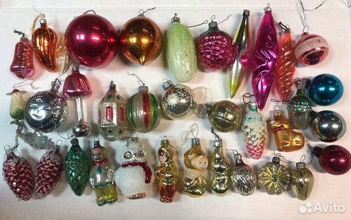 Ёлочные игрушки СССР
