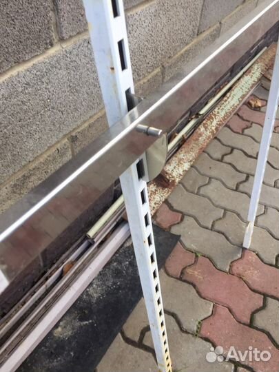 Полка настенная навесная из нержавейки