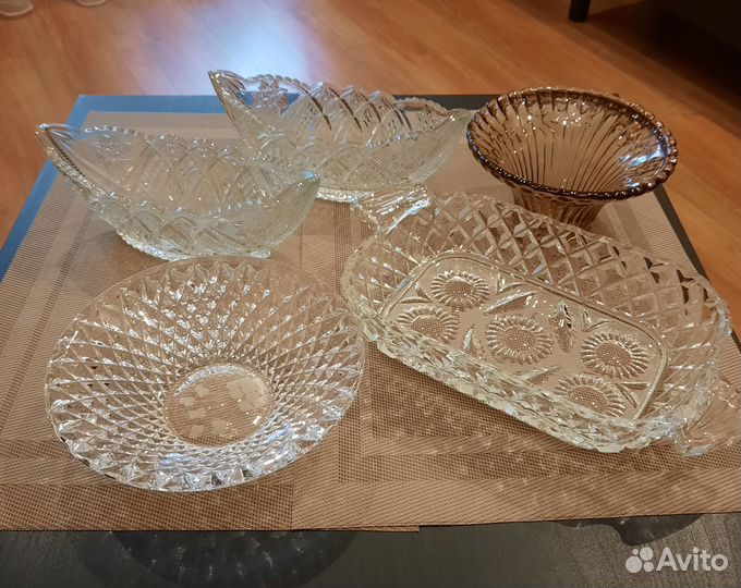 Салатник хрустальный