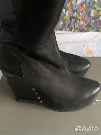 Зимние женские сапоги 39.5