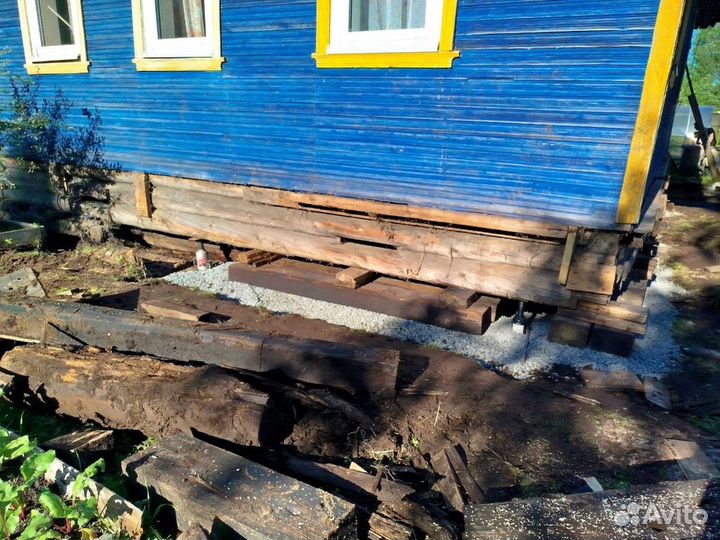 Выравнивание домов / цоколь / поднятие домов