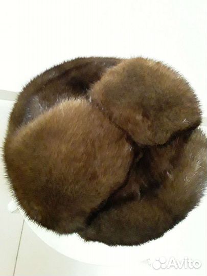 Норковая шапка мужская
