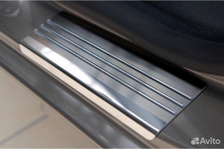 Накладки на пороги Hyundai Solaris 2 с 2017