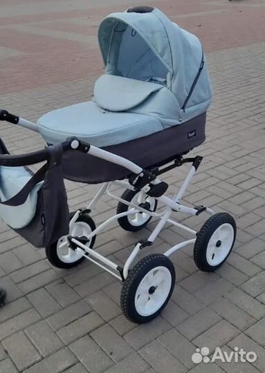 Коляска люлька и прогулочный блок 2 в 1