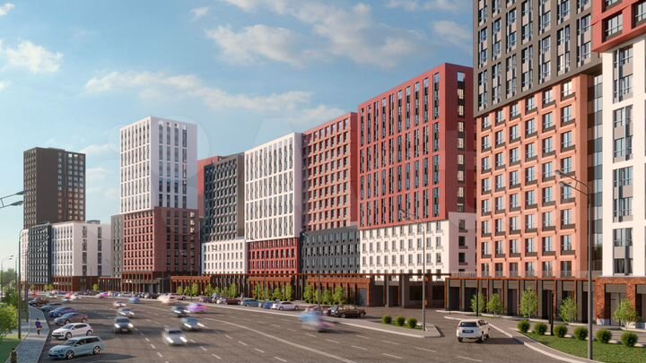 3-к. квартира, 58,7 м², 4/19 эт.