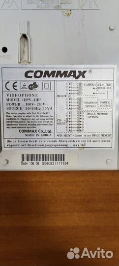 Видеодомофон Сommax