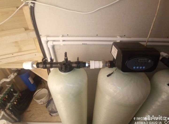 Установка системы очистки воды