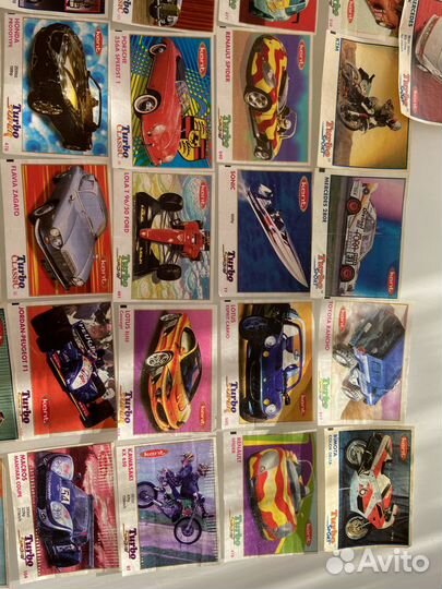 Вкладыши от жвачки turbo