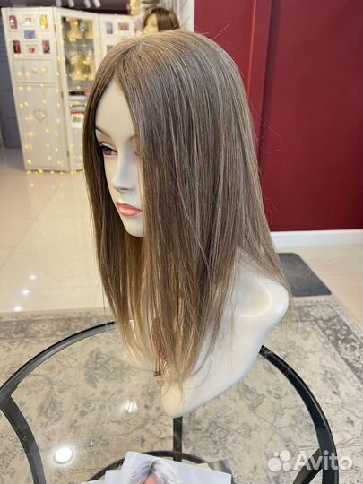 Накладка из натуральных волос