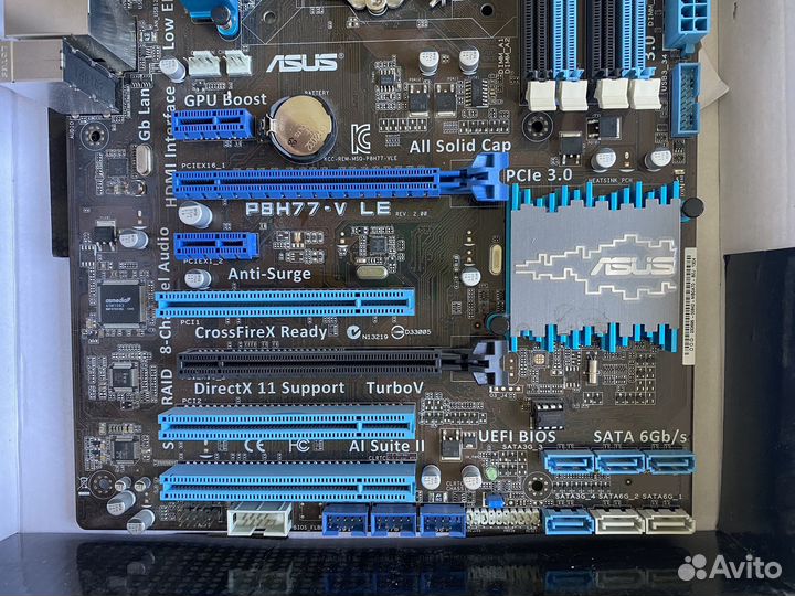 Материнская плата asus p8 h77-v LE