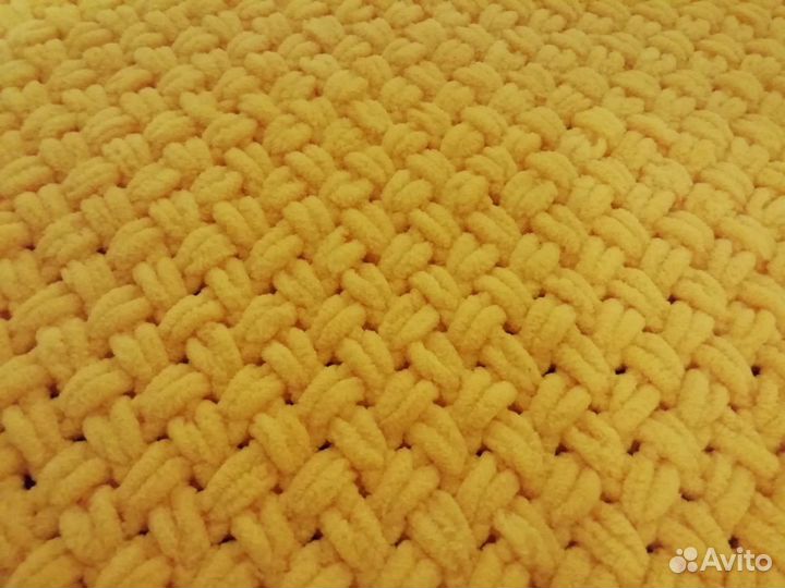 Детский плюшевый плед ручной работы