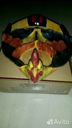 Тарелка (керамика) петушок