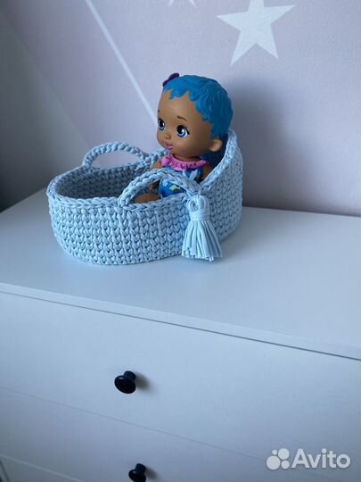 Люлька переноска кроватка для кукол