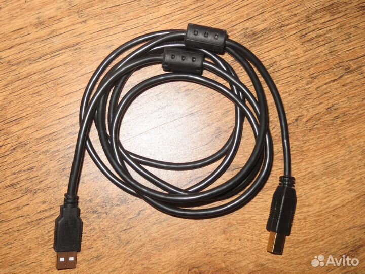 Кабель USB A - B, 1,8 м