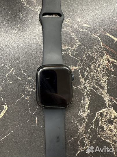 Часы apple watch 7 45 mm blue