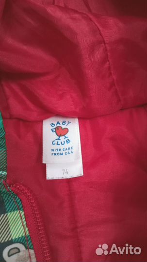 Комбинезон демисезонный baby club 74