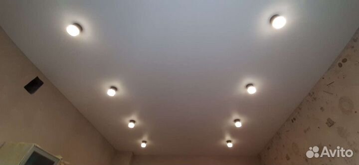 Натяжные потолки установка