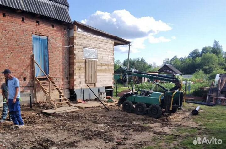 Стальные винтовые сваи с завода