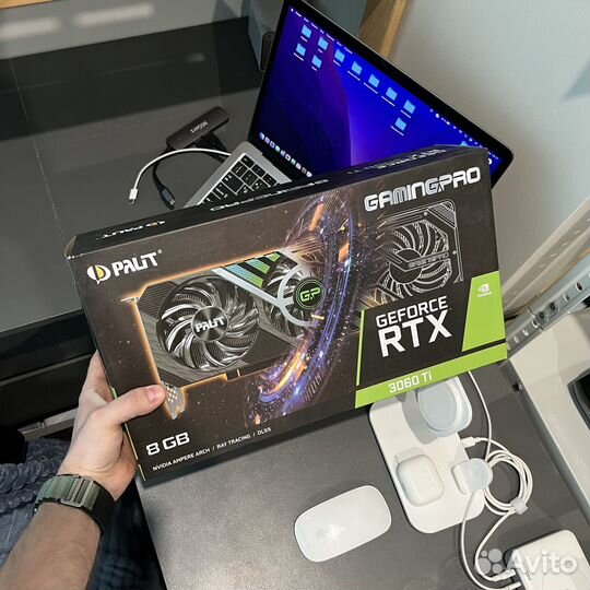 Видеокарта Palit GeForce RTX 3060 Ti GamingPro 8GB