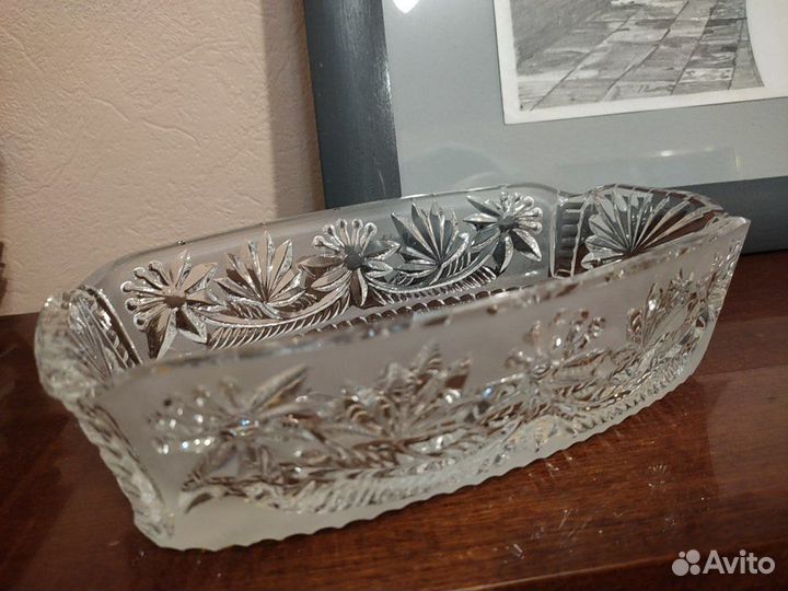 Салатник хрустальный