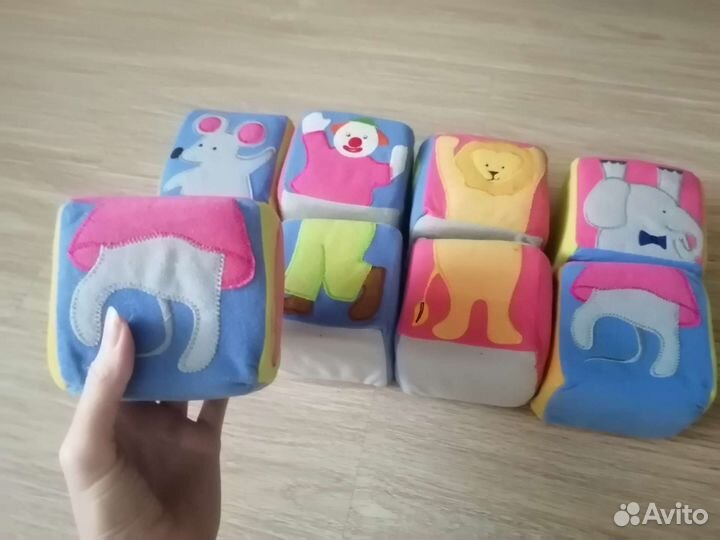 Мягкие кубики большие