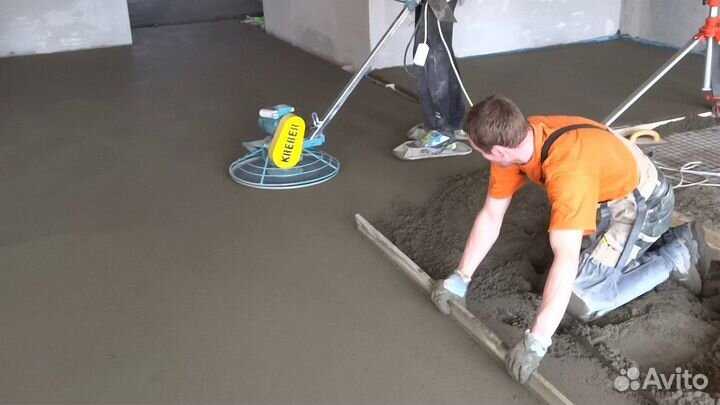 Бригада на полусухую стяжку пола