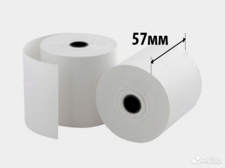 Чековая лента для касс, 57мм х 40м