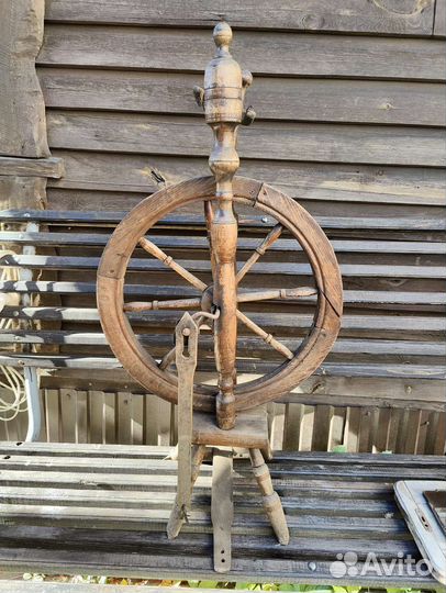 Прялка деревянная старинная