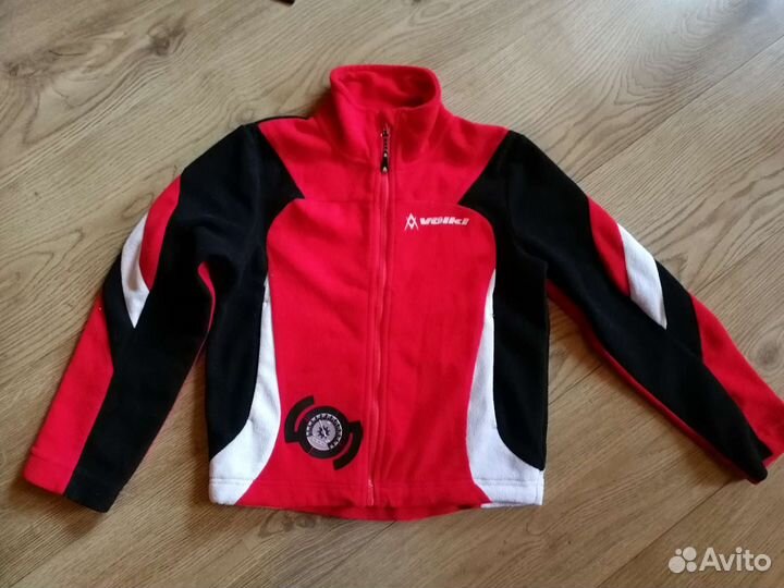 Кофта для девочки лыжная флисовая Volki