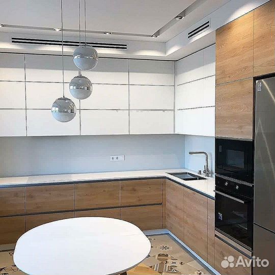 Кухня в потолок