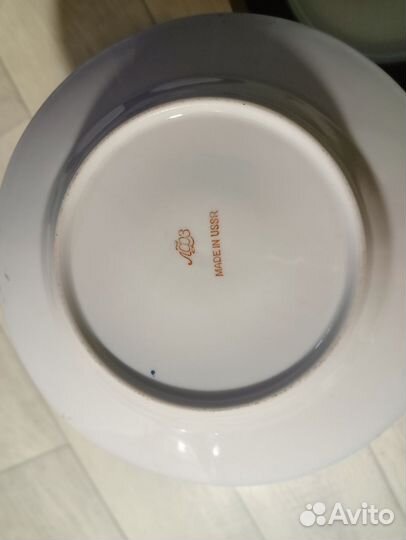 Пирожковые тарелки Кобальт