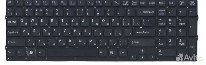 Клавиатура Sony Vaio vpceb4j1r черная