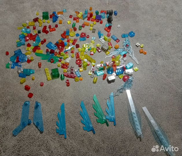 Прозрачные детали lego